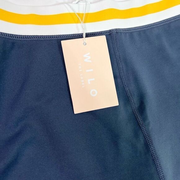 Wilo Bike Shorts Woments Medium Elastic Waistband Ribbed Cycling NEW Compression - Picture 2 of 11